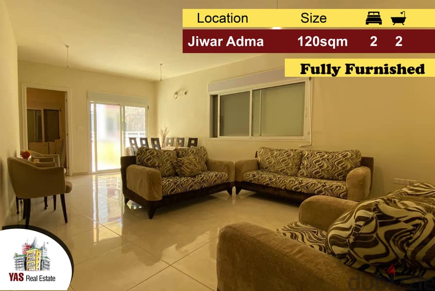 Jiwar Adma 120m2 | Fully Furnished | Classy Area | Dead-End Street |RA 0