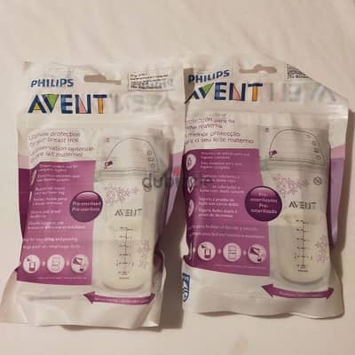 New Avent breastmilk bags - 25$ both