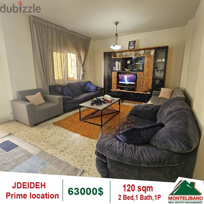 Prime Location Apartment for sale in Jdeideh 1