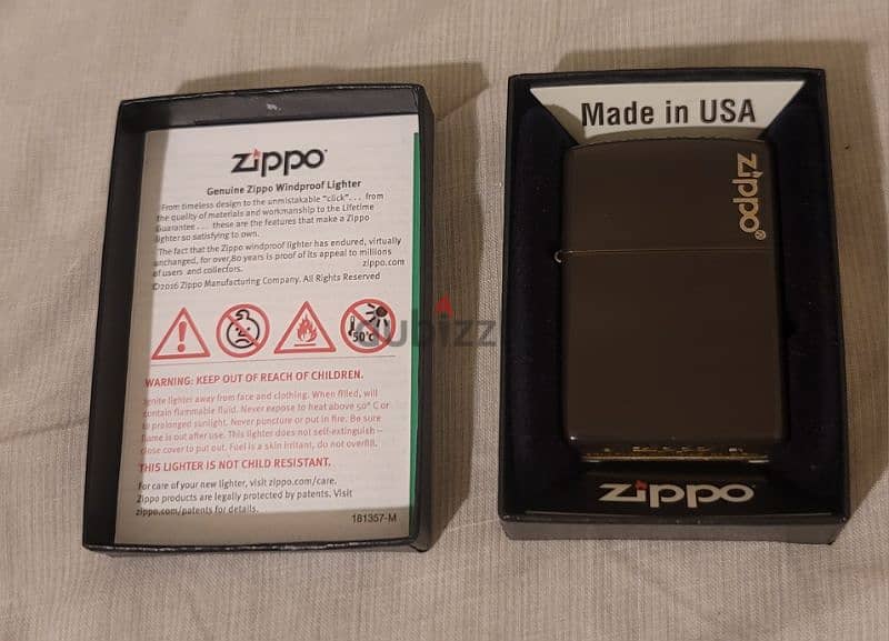 Original Zippo Lighter purchased from Antoine Saliba 0