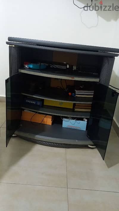 Rotating TV table