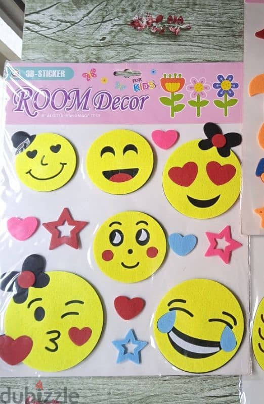 cute 3D foam kids room decoration stickers 1