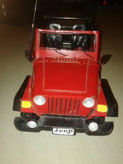 Jeep Wrangler hand made metallic diecast 39*17 cm