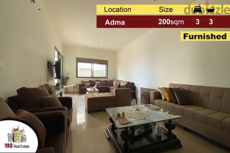 Adma 200m2 | 117m2 Terrace | Luxurious | Furnished | Sea View | RA |