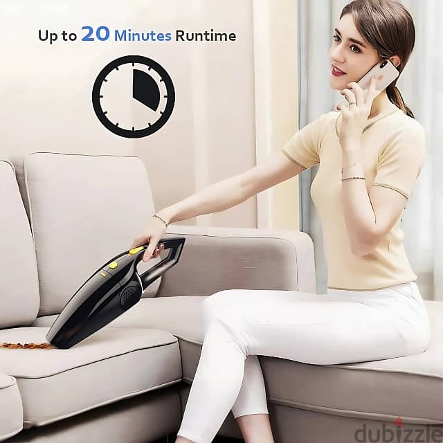 Portable Vacuum Cleaner: Wet & Dry Cleaning for Car & Home 2