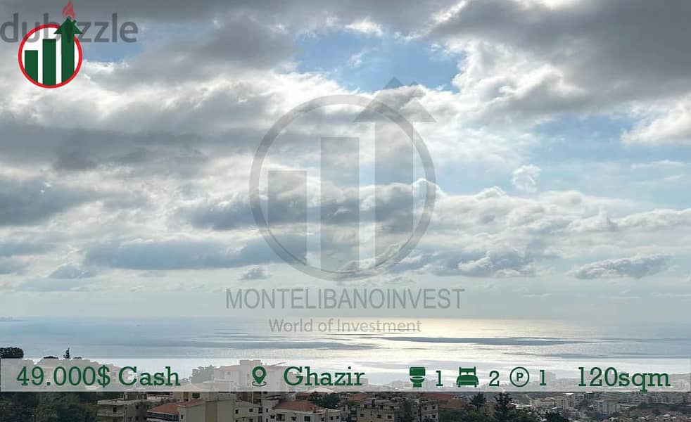 408$/SQM HOT DEAL IN GHAZIR WITH SEA VIEW !!!! 0