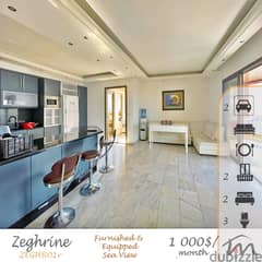 Bikfaya - Zaghrine | Short Term 3 Months Rental | Panoramic Sea View 0