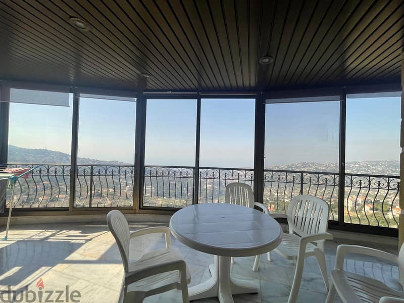 Bikfaya - Zaghrine | Short Term 3 Months Rental | Panoramic Sea View 1