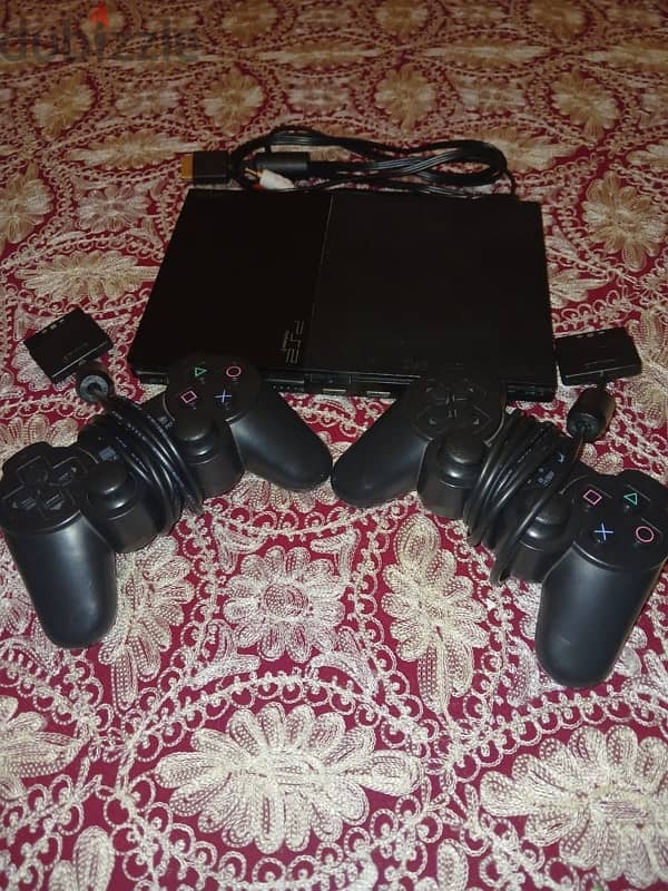 ps2 with 2 controllers 0