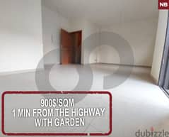 900$/sqm-1 min from the highway-with garden-Dbayeh /ضبيه  REF#NB114145 0