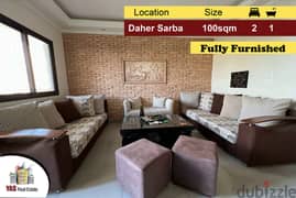 Daher Sarba 100m2 | Fuly Furnished | Classcal | Well Maintained | EHDA 0