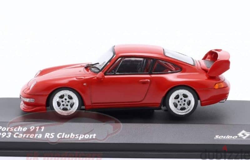 Porsche 911(993) Carrera RS Clubsport diecast car model 1;43. 2