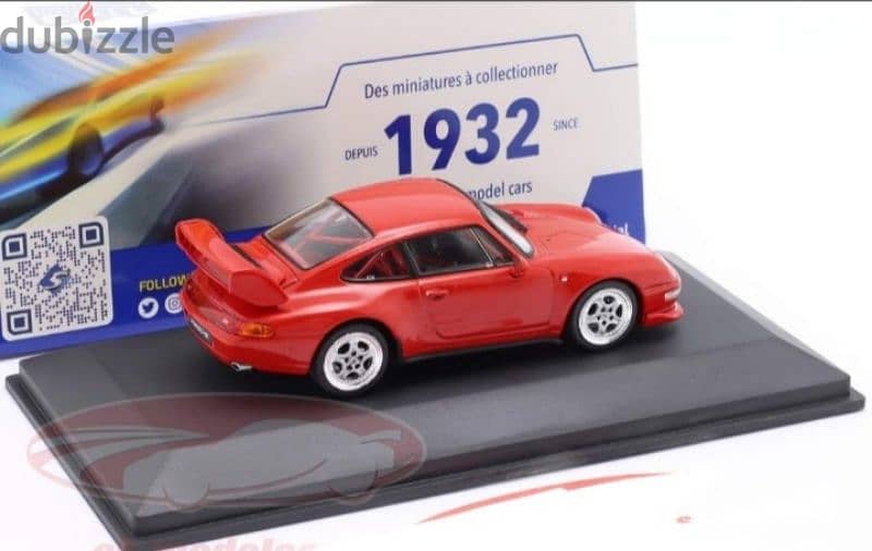 Porsche 911(993) Carrera RS Clubsport diecast car model 1;43. 4