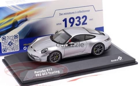 Porsche 911(992) GT3 Touring diecast car model 1;43.