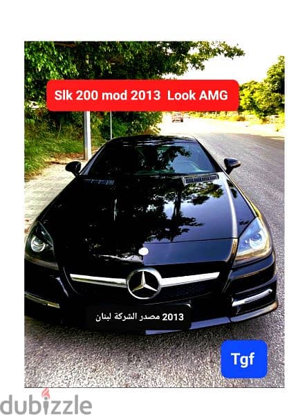 2013 Mercedes Slk 200 kit AMG from Tgf مصدر الشركة لبنان 2