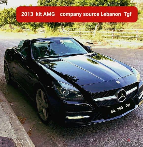 2013 Mercedes Slk 200 kit AMG from Tgf مصدر الشركة لبنان 3