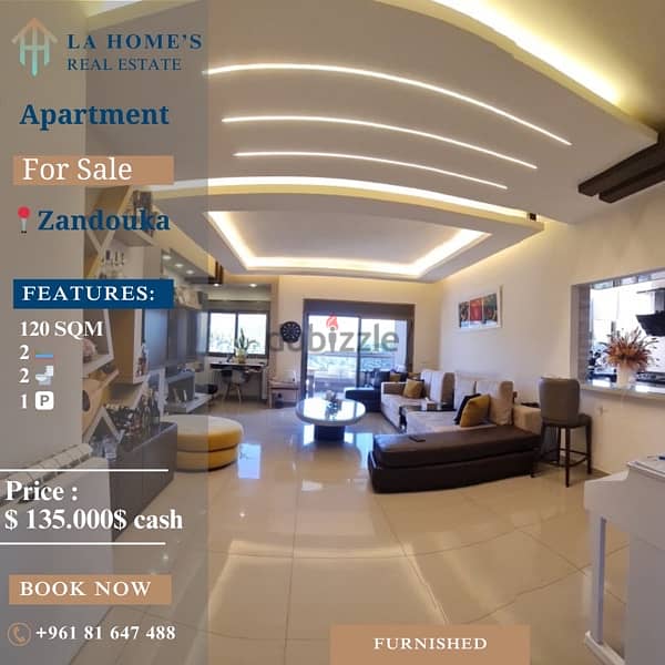 apartment for sale in zandouka شقة للبيع في زندوقة 0