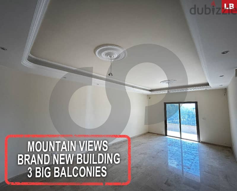 Brand new building, mountain views, aley/ عاليه  REF#LB114161 0