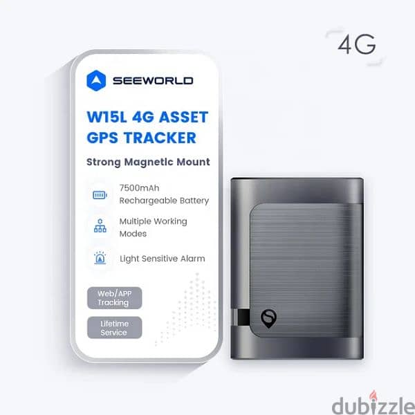 4G Wireless GPS Tracker for Assets with Extend Battery Life 0