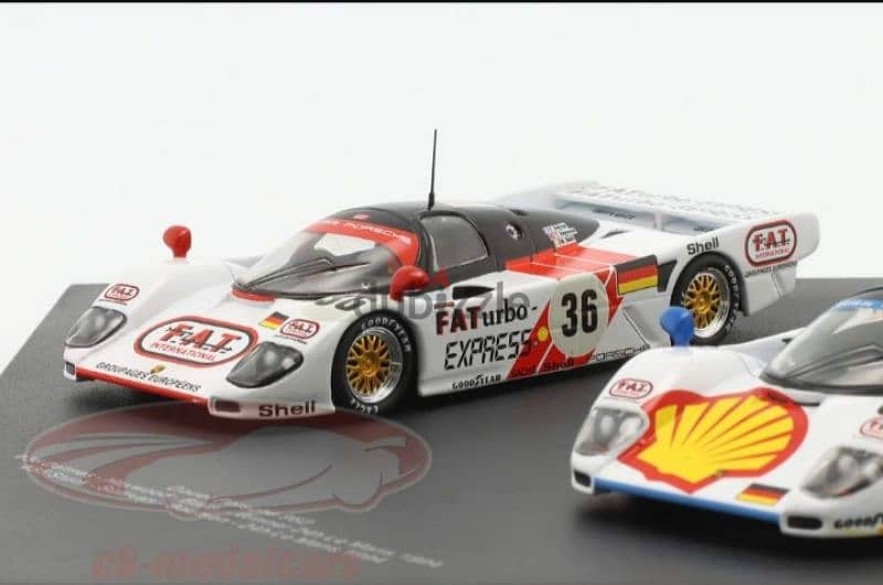 Dauer Porsche 962 (2 car set)diecast car model 1;43. 3