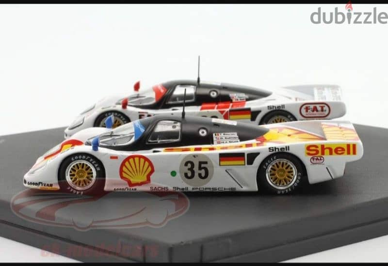 Dauer Porsche 962 (2 car set)diecast car model 1;43. 4