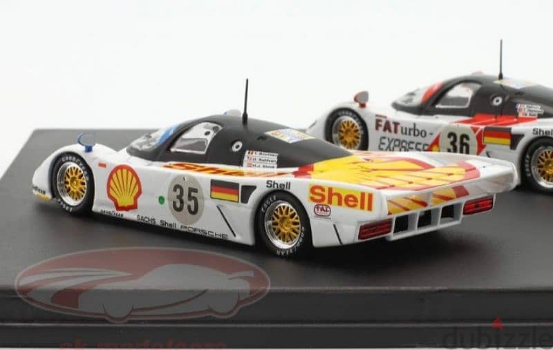 Dauer Porsche 962 (2 car set)diecast car model 1;43. 5