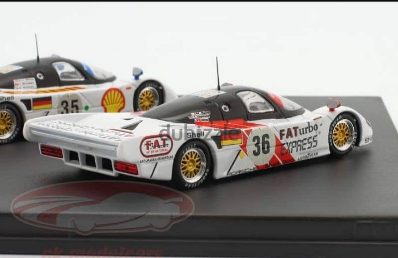 Dauer Porsche 962 (2 car set)diecast car model 1;43. 8