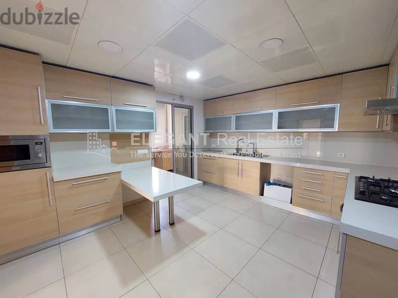 Spacious flat for rent | Huge Terrace | Minet el Hosn 3