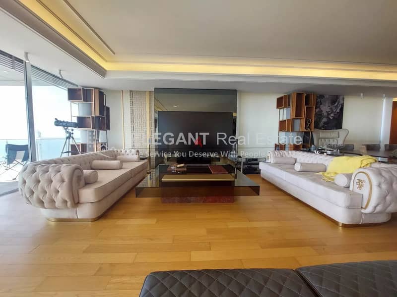 Modern Apartment for Rent | Full Sea View | Manara 3