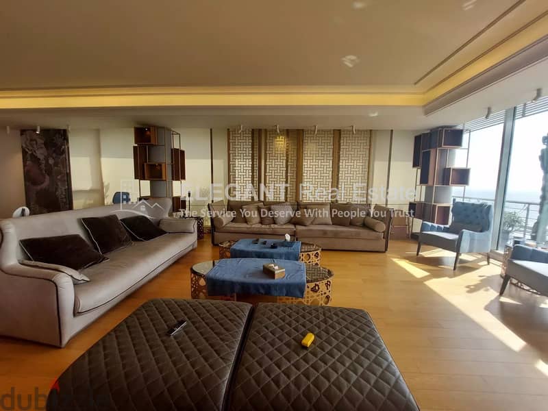 Modern Apartment for Rent | Full Sea View | Manara 4