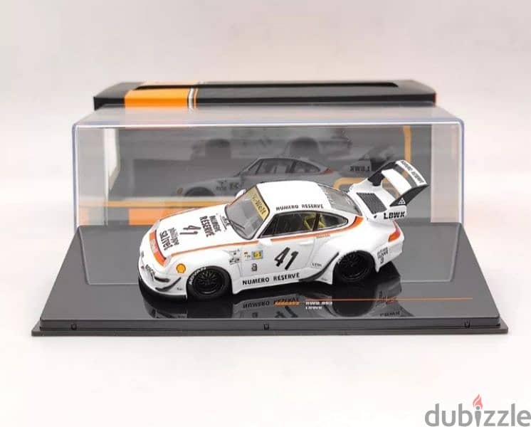 Porsche 993 RWB LBWK diecast car model 1;43. 0