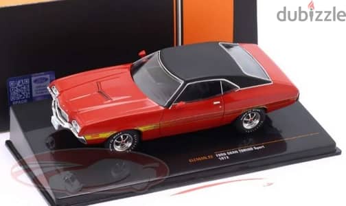 Ford Gran Torino sport 1972 diecast car model 1;43.