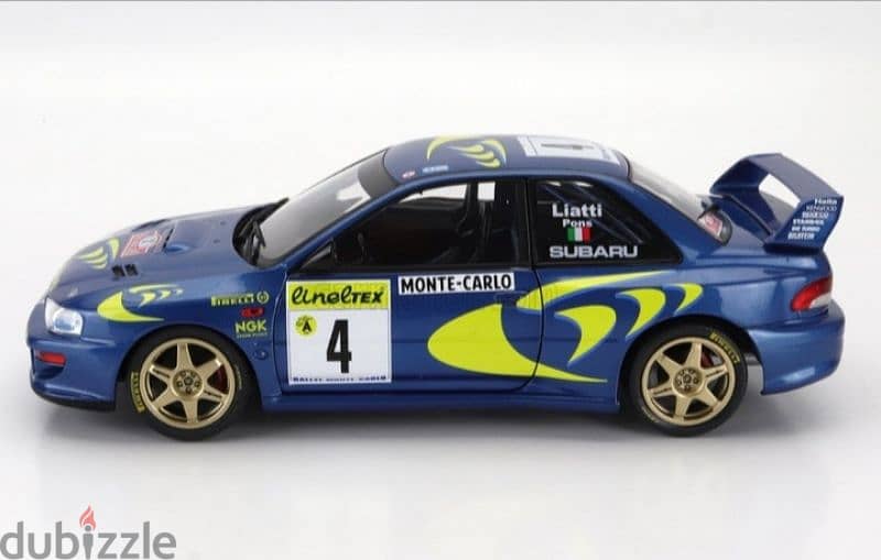 Subaru Impreza S5 WRC (Monte Carlo 1997) diecast car model 1;18 1