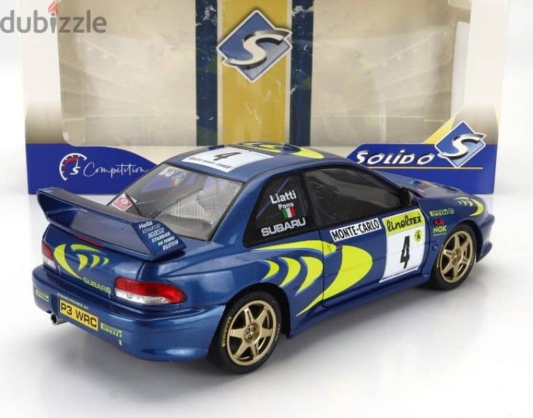 Subaru Impreza S5 WRC (Monte Carlo 1997) diecast car model 1;18 3