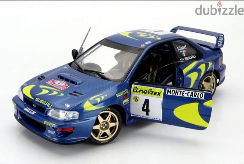 Subaru Impreza S5 WRC (Monte Carlo 1997) diecast car model 1;18 4