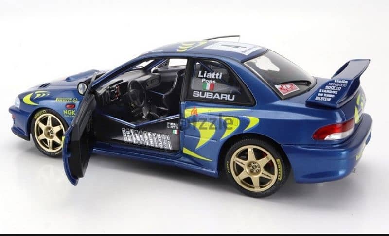 Subaru Impreza S5 WRC (Monte Carlo 1997) diecast car model 1;18 5