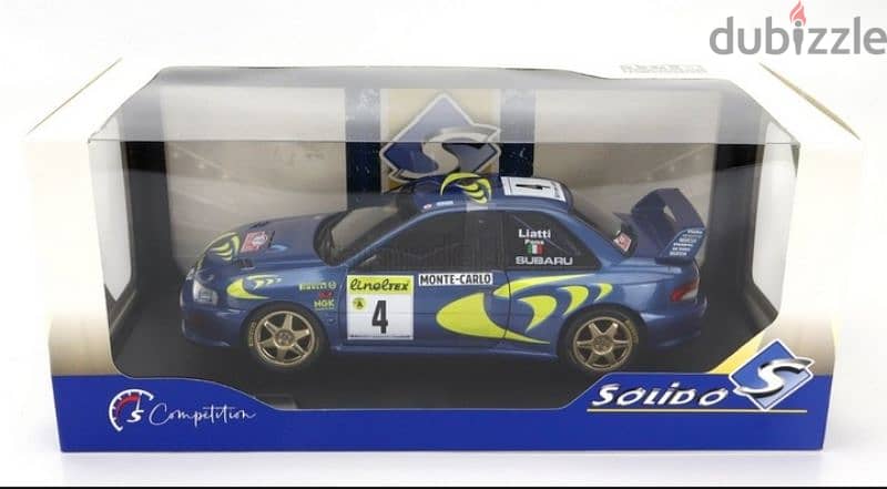 Subaru Impreza S5 WRC (Monte Carlo 1997) diecast car model 1;18 7