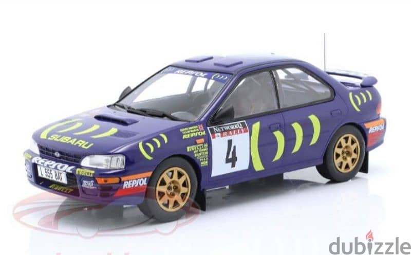 Subaru Impreza 555 (Mcrae 1995) diecast car model 1;18. 1