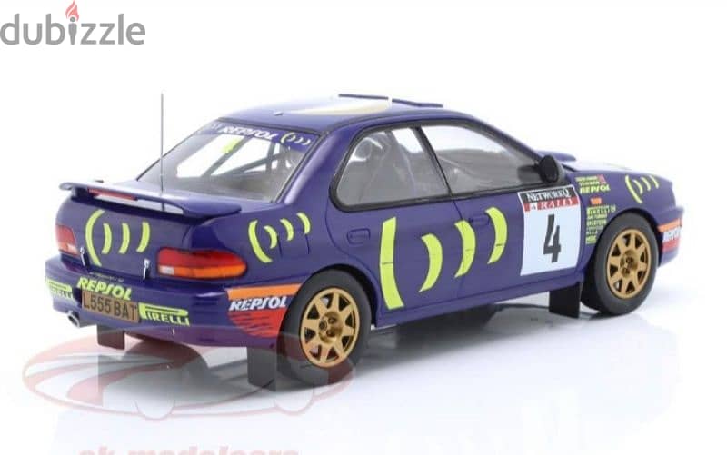 Subaru Impreza 555 (Mcrae 1995) diecast car model 1;18. 3