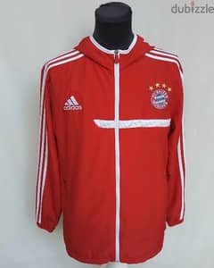 Original "Bayern Munich" 2013/14 Adidas Red Jacket Size Men Med/Lar 0