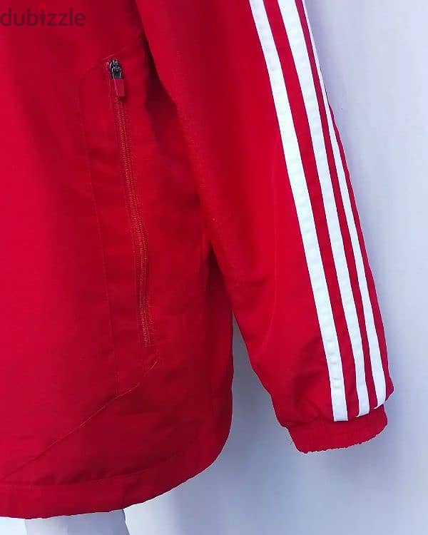 Original "Bayern Munich" 2013/14 Adidas Red Jacket Size Men Med/Lar 3