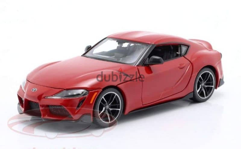 Toyota Supra Gr diecast car model 1:24 1