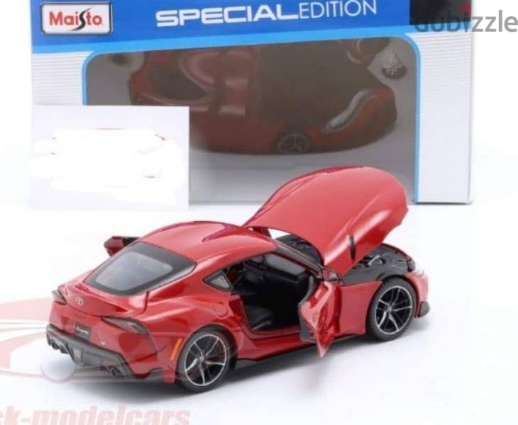 Toyota Supra Gr diecast car model 1:24 6