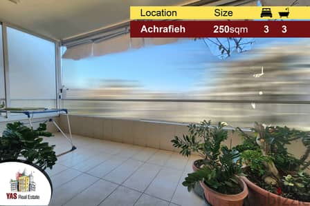 Achrafieh 250m2 | Charming Flat | Dead End Street | Prime Area | AC |