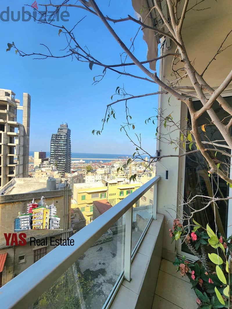 Achrafieh 250m2 | Charming Flat | Dead End Street | Prime Area | AC | 8