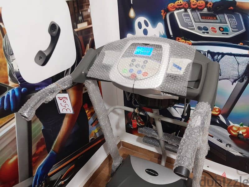 New fitness line treadmill 2hp, vibration massage 4