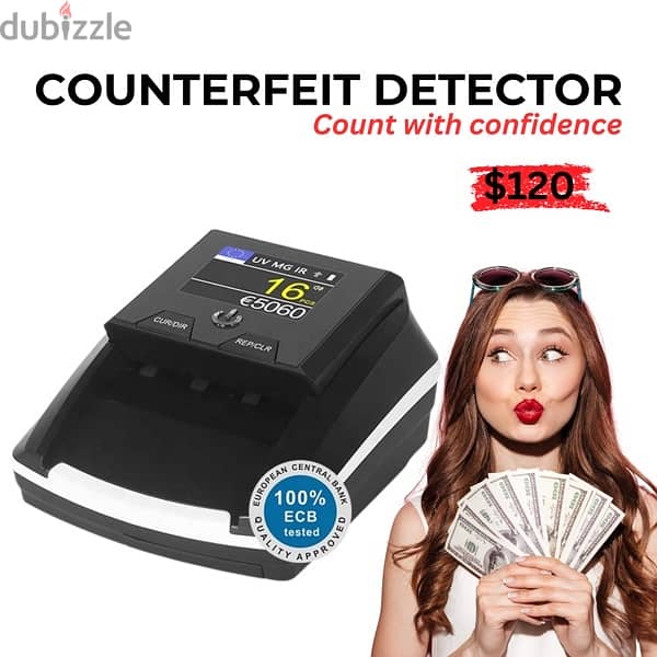 Fake Money Detector مكنة كشف مزور 0