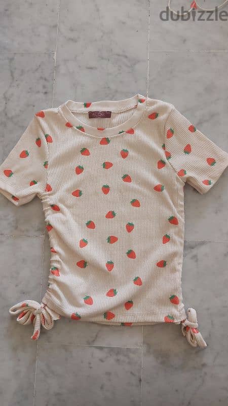 cute strawberry top 0