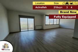 Achrafieh 210m2 | Brand New | High-End | Open View | Gym | AC | 0