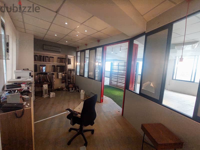 215 SQM Prime Location Showroom/Office in Mazraat Yachouh, Metn 4